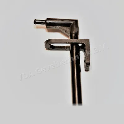 Bedieningsstok zwart lengte 1000mm incl. bocht 40mm t.b.v. ventilatie rooster 8mm