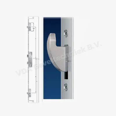 Fuhr 870 meerpuntssluiting Paniek Drn 35/92/9/F16 2170 mm type3 Rechts gedeelde stift