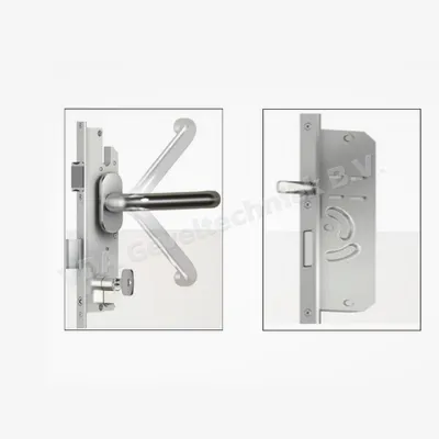 KFV meerpuntssluiting met pen AS4350 40/92/8 mm/ F16 2170 mm B001 kruk bediend (greep) (klink) (hendel)