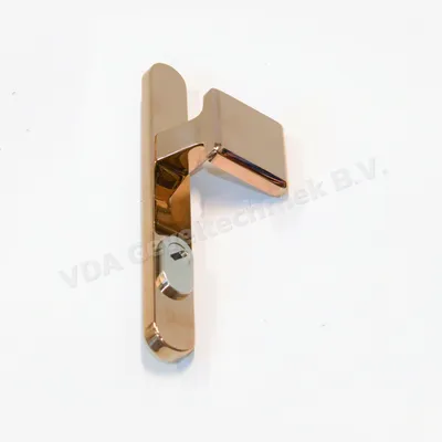 May Duwer 0733 OP 6023 Buitenschild PZ92 rood Koper SKG*** OVAAL MASSIEF SCHILD 257 x 34 x 12 mm met kerntrek