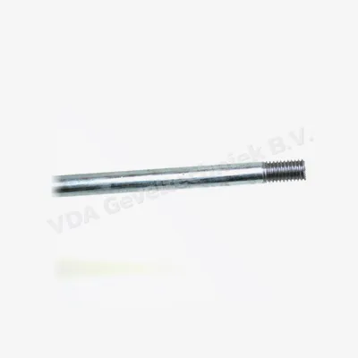 Stang M8 t.b.v. kantschuif M8 lengte 1500mm aan 1 zijde draad getapt